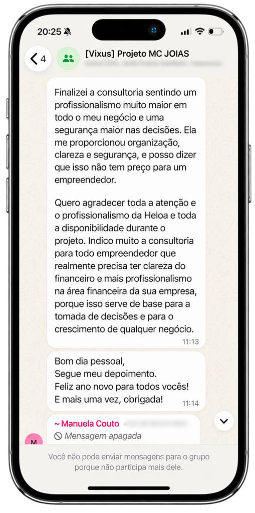 Depoimento de cliente Vixus 2